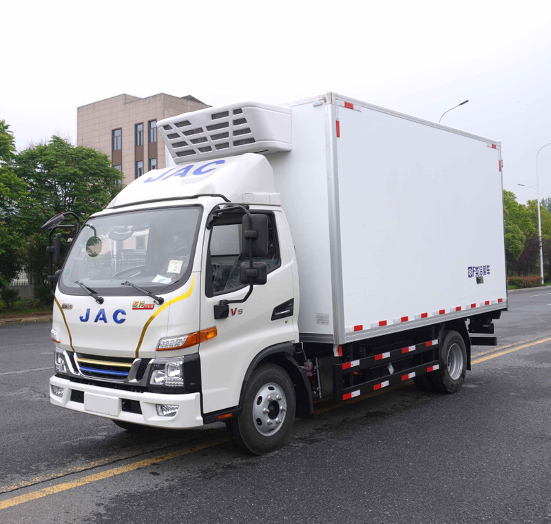 Os carros do refrigerador transportam caminhões vivos 2T 3T 4T dos peixes 