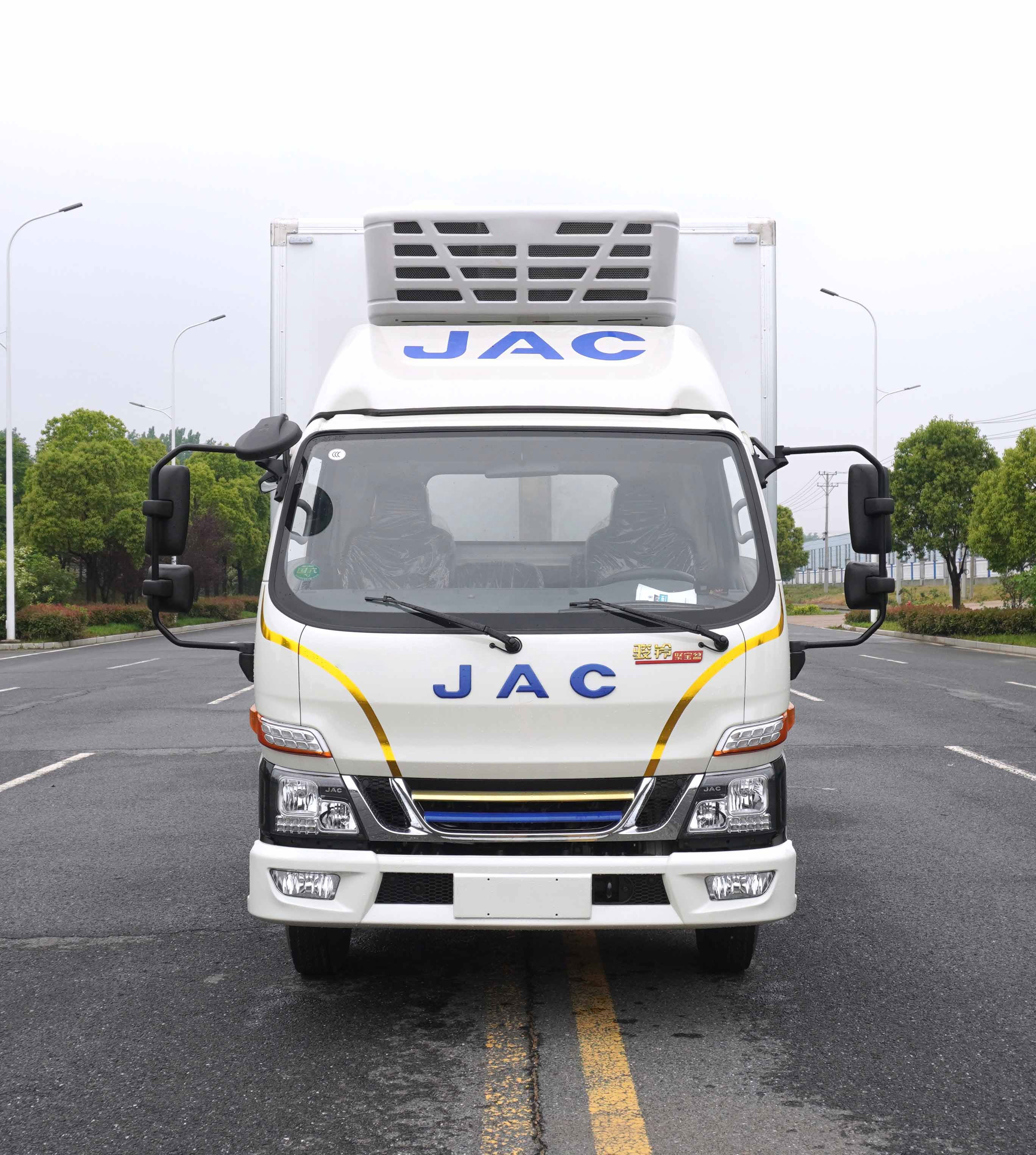 Os carros do refrigerador transportam caminhões vivos 2T 3T 4T dos peixes 