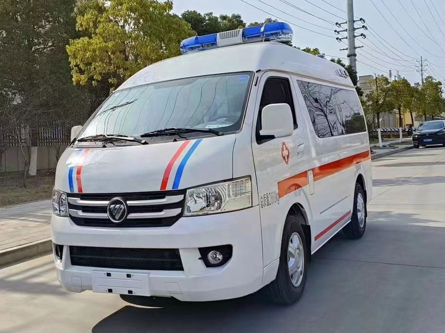 Equipamento de ambulância FOTON G7 Ven Tilator Novo carro de ambulância médica